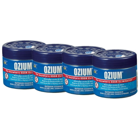 Ozium Smoke & Odors Eliminator Gel Car & Home Air Freshener, Outdoor (Best Air Freshener For Cigarette Smoke Uk)