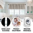thumbnail image 5 of EIMELI Solid Color Curtain Valance Curtain Valance with Blackout Coating Chic Blackout Valance Set Stylish Light-blocking Window, 5 of 5