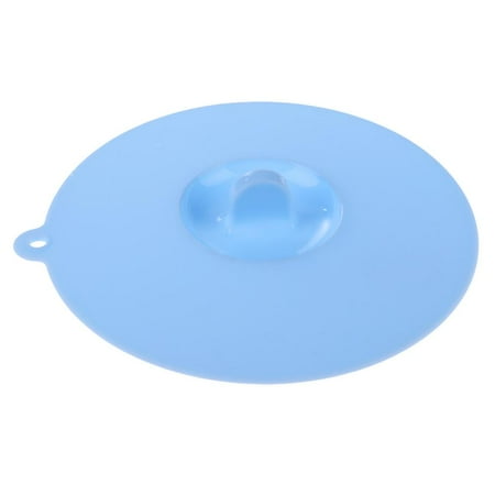 

Jocestyle Silicone Cup Lid Reusable Leakproof Insulation Bowl Cup Cover (Blue S)