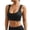 BA31_Black, variant on Womens U-Neck Sports Bra Padded U Back Medium Fitness Yoga Bar Workout Crop Top with Built in Bra Royal Blue XL