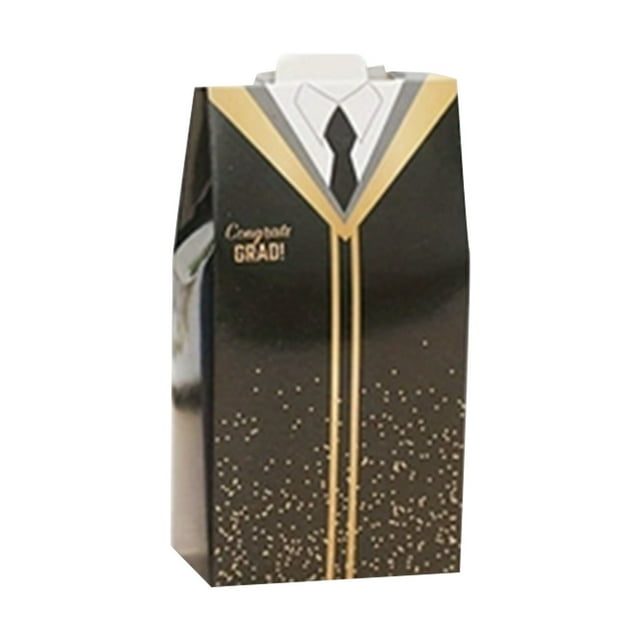 Graduation Season Party Candy Set Bachelor's Clothing Paper Baking Bag Friendly Kraft Paper Holiday Party Candy (100pc)
