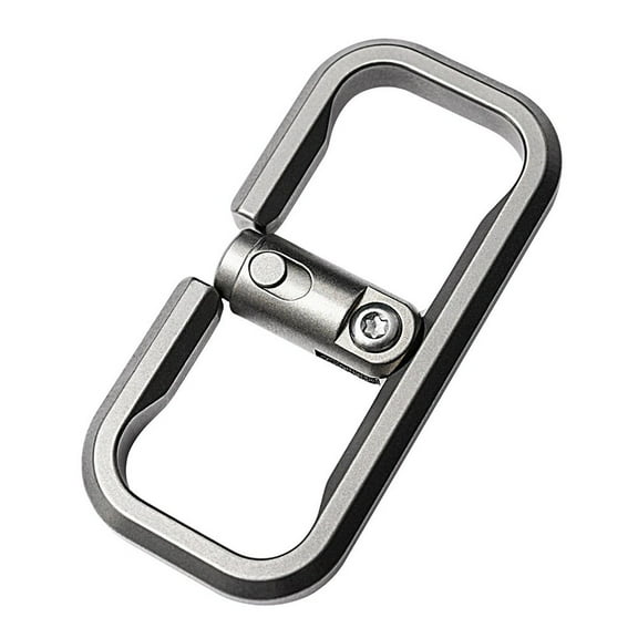Splihome Lightweight Titanium Carabiner Keychain Perfect for Outdoor Activities