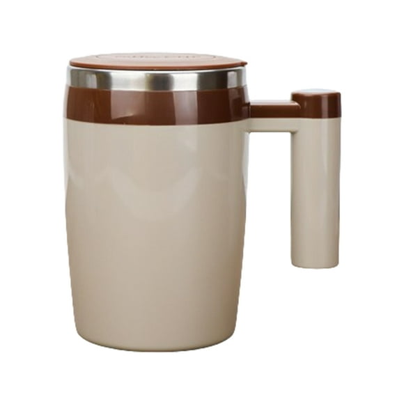 Cateissary Taza de café térmica cómoda y duradera, taza de acero inoxidable duradera de 380ML de capacidad Juegos de servir café y té marrón