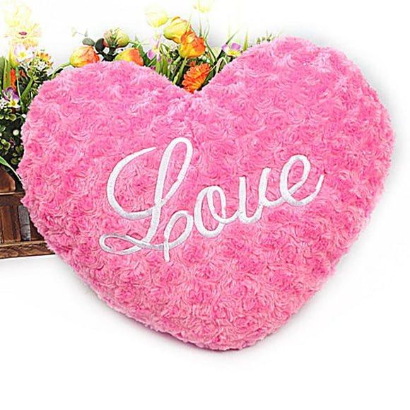 EGNMCR Pillow Cases, Pillow Covers Heart Couple Cushion Heart-shaped Love pillo w