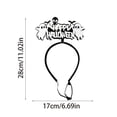 thumbnail image 2 of Halloween Pet Halloween Costumes Headband, Dog Cat Felt Spider Ghost Eyeball Hair Hoop, Halloween Costume Accessories Party Dress Up, 2 of 6