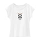 thumbnail image 1 of Camiseta de mujer Camisa de cuello redondo de verano para regalo del día de San Valentín Mujer S, 1 of 7