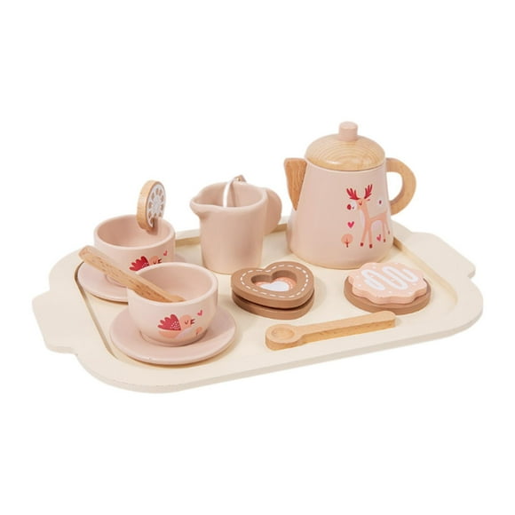 Esquirla Little Girls Tea Set Toy Games Tea Set Play Kitchen Accessories for Children