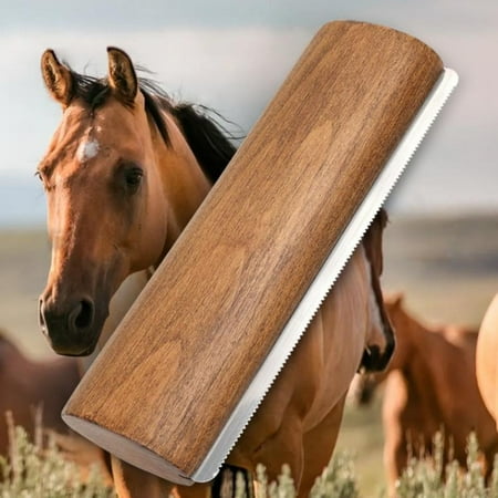 

20cm Solid Wood Rasp Hoof Scraper & Beauty Tool For Horse Care