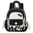 thumbnail image 6 of Weebloom School Backpack For Kids Boys Girls Cute Lightweight Outdoor Travel Backpack Stylish Color Casual Kindergarten Daypack Bookbag Preschool Elementary Black, 6 of 6