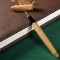 thumbnail image 3 of Vintage Fountain Pen Bamboo Fountain Pen 14 Cm/5.5 Inch, Executive Fountain Pen Set, 3 of 5