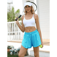 thumbnail image 5 of Gleelaud Women's Summer Flowy Yoga Workout Shorts for Athletic Gym Running Shorts Tennis Short Skirt Blue, 5 of 7