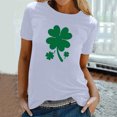 thumbnail image 6 of Otvok 2025 Womens Crewneck St. Patrick'S Day T-Shirts Short Sleeve Casual Loose Shirt, 6 of 6