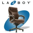 thumbnail image 2 of La-Z-Boy Hyland Executive Office Chair with AIR Lumbar Technology Brown, 2 of 9