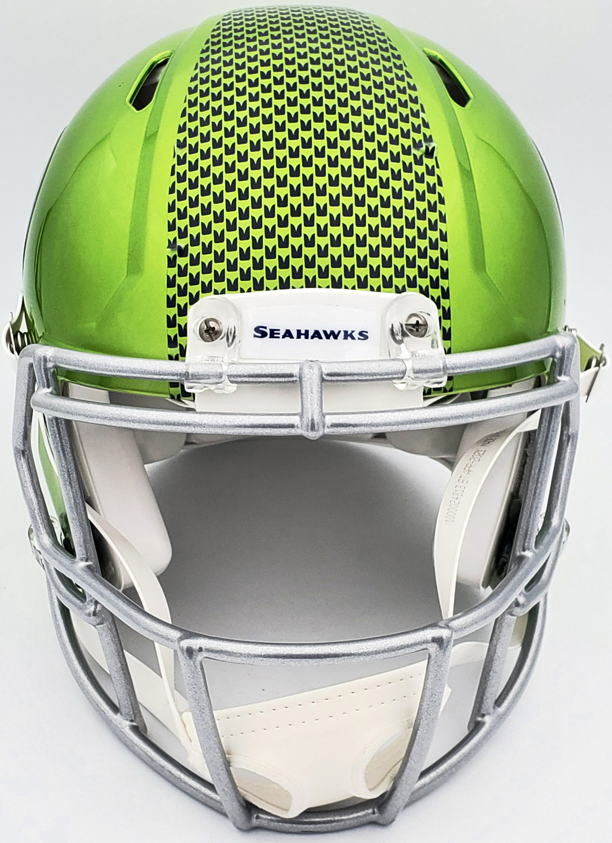 Seattle Seahawks Unsigned Green Flash Alternate Full Size Auth Speed Helmet 197054
