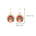 thumbnail image 2 of 3 Pairs of Cartoon Opera Earring Chinese Style Ear Pendant Jewelry (Mixed Style), 2 of 8