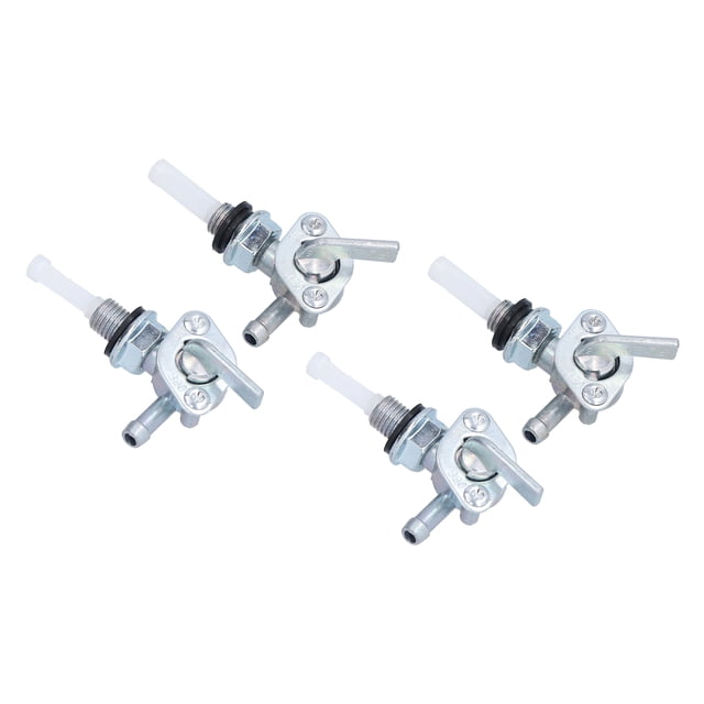 Fuel Shut Off Valve, Durability Hardness Generator Fuel Shut Off Valve Stainless Steel with 4 X Fuel Shut Off Valve for Gasoline Genera