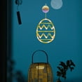 thumbnail image 4 of PATLOLLAV Easter Window String Cup Lights, Hanging Decorations, Eggs Shaped, Multicolor with Suction Cup, Battery Operated for Window Indoor Home Farmhouse Decor, 4 of 5