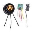 thumbnail image 2 of Ventilador Con Conductos, Motor Sin Escobillas De 3750 KV Ventilador Con Conductos 1350 G De Empuje 12 Aspas aleación De Aluminio De Plástico De 50 Mm Con Tablero De Control E, 2 of 7