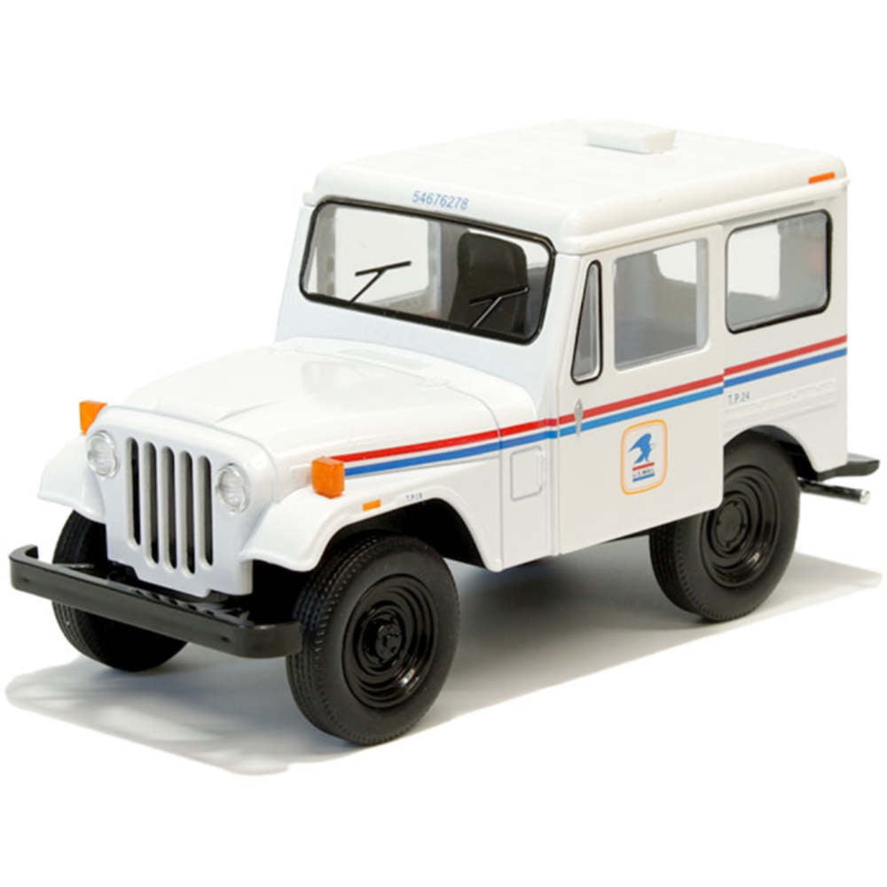 オリジナル Classic USPS Kintoy 1971 Edition White Truck Mail DJ-5B Jeep ミニカー