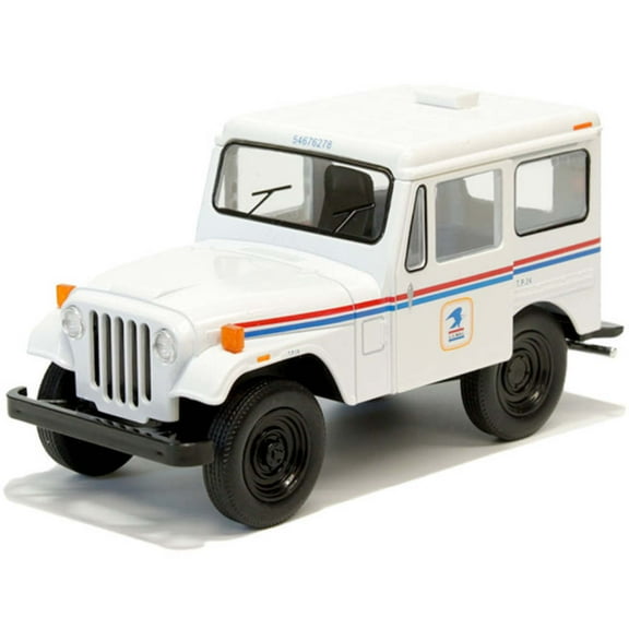 Kinsmart 5'' USPS 1971 Jeep DJ-5B Diecast Model Toy Car 1:26- WHITE