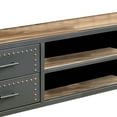 thumbnail image 2 of 60" Wooden TV Stand With 4 Drawers and 2 Open Shelves In Gray, 2 of 4