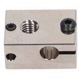 thumbnail image 4 of 3D Printer Heater Block Brass High Hardness High Temperature Resistance Precise Replacement Heating Block for V6 Nickel Plated Brass, 4 of 5
