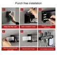 thumbnail image 3 of Estante de cocina montado en la pared, soporte para sartenes, espátula, cuchara, percha para cuchara, hogar, Bar, restaurante, café, punzón, Organizadores de utensilios de cocina Mate 50cm Toystoory HA067348-03, 3 of 6