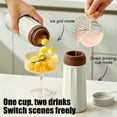 thumbnail image 4 of Vaso de silicona 2 en 1 para hacer hielo, portátil, congelador, molde para hielo, vaso térmico, botella de hielo reutilizable de grado alimenticio para café helado, whisky, bebidas frías de verano en, 4 of 6