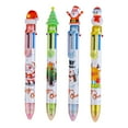 thumbnail image 2 of WQQZJJ 6 Color Christmas Ballpoint Pen Retractable Pens Assorted Color Gel pens 2ML, 2 of 5