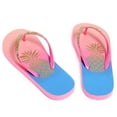 thumbnail image 5 of Girls Flip Flop Sandals - Little/Big Kids Animal Fruit Print, Easy-On Slide Thong Summer Beach Water Shoes, 5 of 6