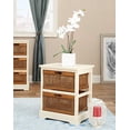 thumbnail image 2 of Safavieh Saule 2 Tiroirs Armoire de Rangement en Blanc, 2 of 5