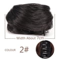 thumbnail image 2 of Extensions de Mini Chouchous en Cheveux Synthétiques avec Pince à Cheveux Space Buns, 2 of 7