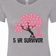 thumbnail image 4 of Inktastic Breast Cancer 5 Year Survivor Women's T-Shirt, 4 of 5