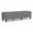 Gray, variant on Siena 17.5" 3-Seat Lounge Reception Bench / Black Steel Legs / Light Gray