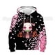 thumbnail image 3 of Sudadera con capucha con estampado 3D de Demon Slayer para niños pequeños, sudaderas de anime para niños y niñas, jerséis de dibujos animados, tops para niños, abrigos, sudadera escolar, 3 of 5