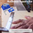 thumbnail image 4 of Set Machinist Square Atarvana Mechanical Steel de alta precisión, 4 of 7
