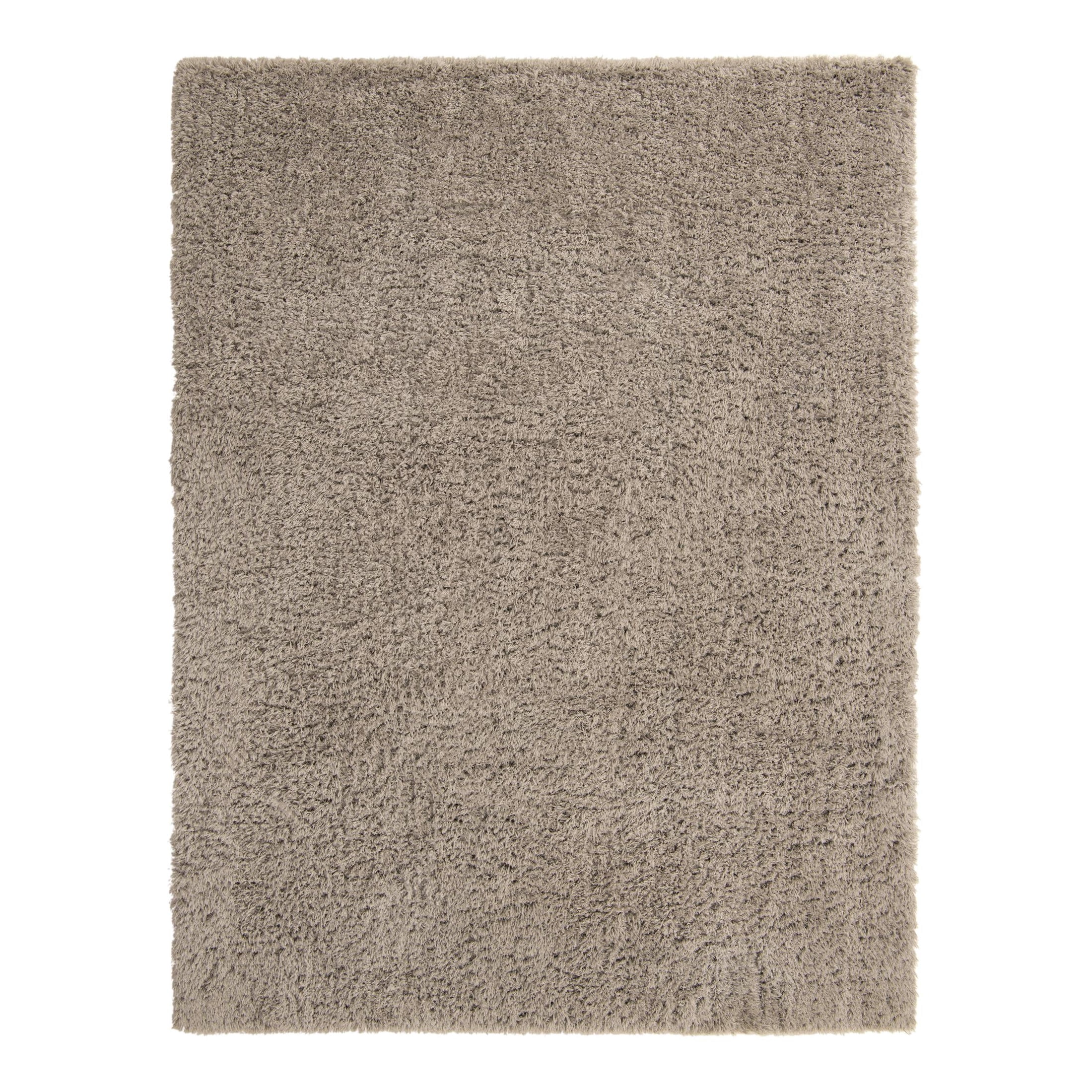 Unique Loom Infinity Shag Collection Area Rug - Jinko (10' x 13' 1" Rectangle Ash)