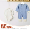 thumbnail image 3 of WASHWEPE 10Pcs Coat Hangers Plastic Protect Shoulder Line For Children's Clothes, 3 of 7