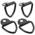 thumbnail image 6 of ULTNICE 4Pcs Black Metal Tow Hooks For Truck Accessories And Cargo Fixation 11.8x7.9x0.5in, 6 of 8