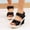 Black, variant on Tbopshirt Womens Sandals,Support Comfortable Walking Sandals Women's Fashion Wedges Heel Sandals Shoes Thick Bottom Casual Sandals