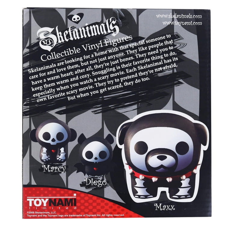 Skelanimals 4.5 Inch Collectible Vinyl Figure | Maxx the Bulldog