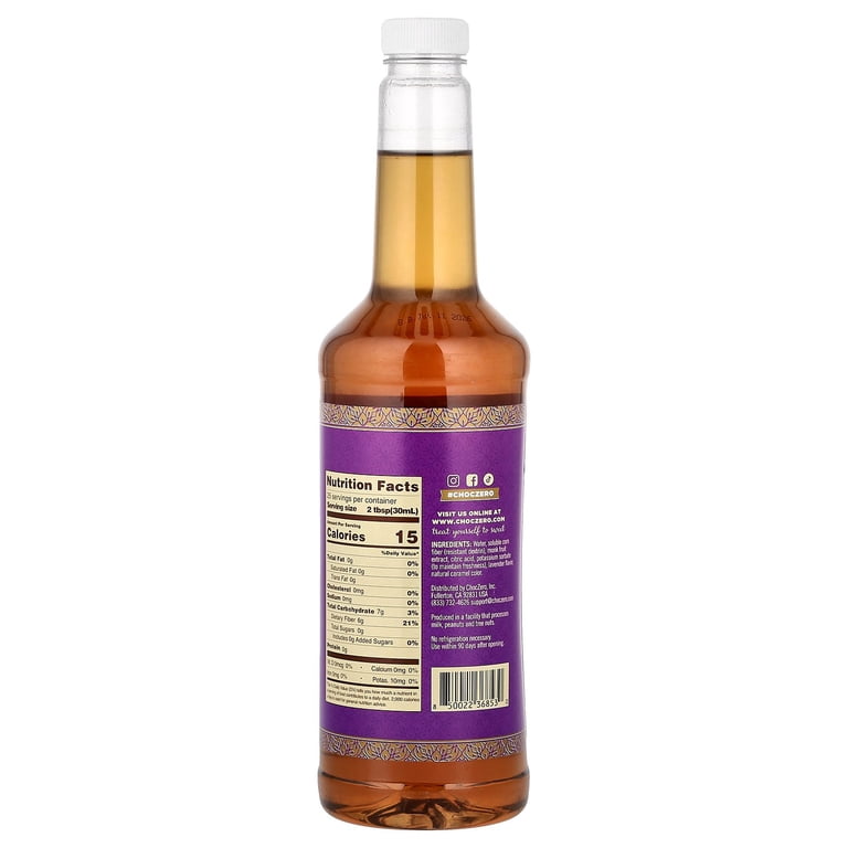 ChocZero, Premium Syrup, Lavender, Sugar Free, 25.4 fl oz (750 ml