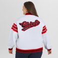 thumbnail image 5 of Women's WEAR by Erin Andrews White Kansas City Chiefs Plus Size Full-Snap Fleece Sweatshirt Jacket, 5 of 5
