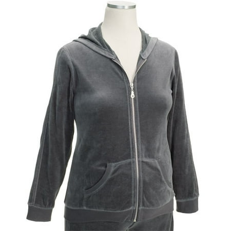Maternity Velour Zip Hoodie