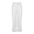 thumbnail image 4 of Rhuody Womens Sweatpants Wide Leg Pants With Elastic Waist And Drawstring Ties Solid Color Trousers Wear High Waist Trousers Leisure Clothes Xl White, 4 of 4