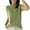 Green, variant on Women's T-Shirts Short Sleeve Basic Shirt Regular Solid Color Basic Knit T Shirt Semi High Neck Ribbed Casual Top Comfortable Stretchy Soft Breathable Daily Wear Tee For Women Tee Tops Green L
