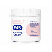E45 Moisturising Cream, 350g, Dermatological Moisturizer for Dry Skin, Fragrance-Free 3 Pack