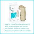 thumbnail image 3 of McKesson Wrist Splint for Carpal Tunnel, Elastic Sleeve Brace, Right Hand, Large, 1 Ct, 3 of 12