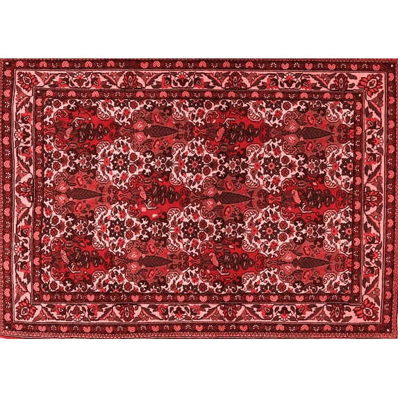 Ahgly Company Indoor Rectangle Persian Red Traditional Area Rugs, 2' x 3'