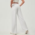 thumbnail image 3 of Pants for Women Casual Work Stretchy Slim Fit Trousers Office Slacks with Pockets, 3 of 5